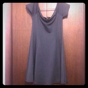 Forever 21 off the shoulders grey swing dress